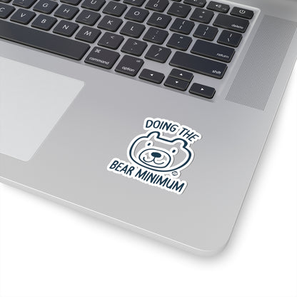 Bear MinimumTodd Art Sticker