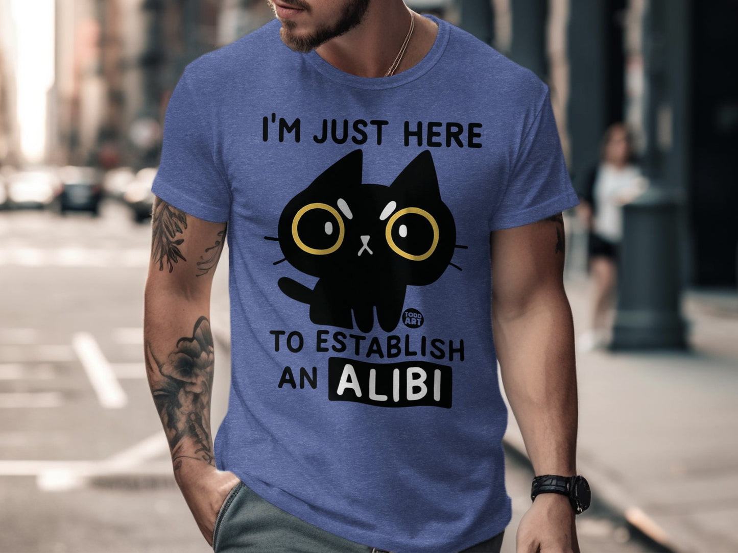 I'm Just Here to Establish an Alibi T-Shirt