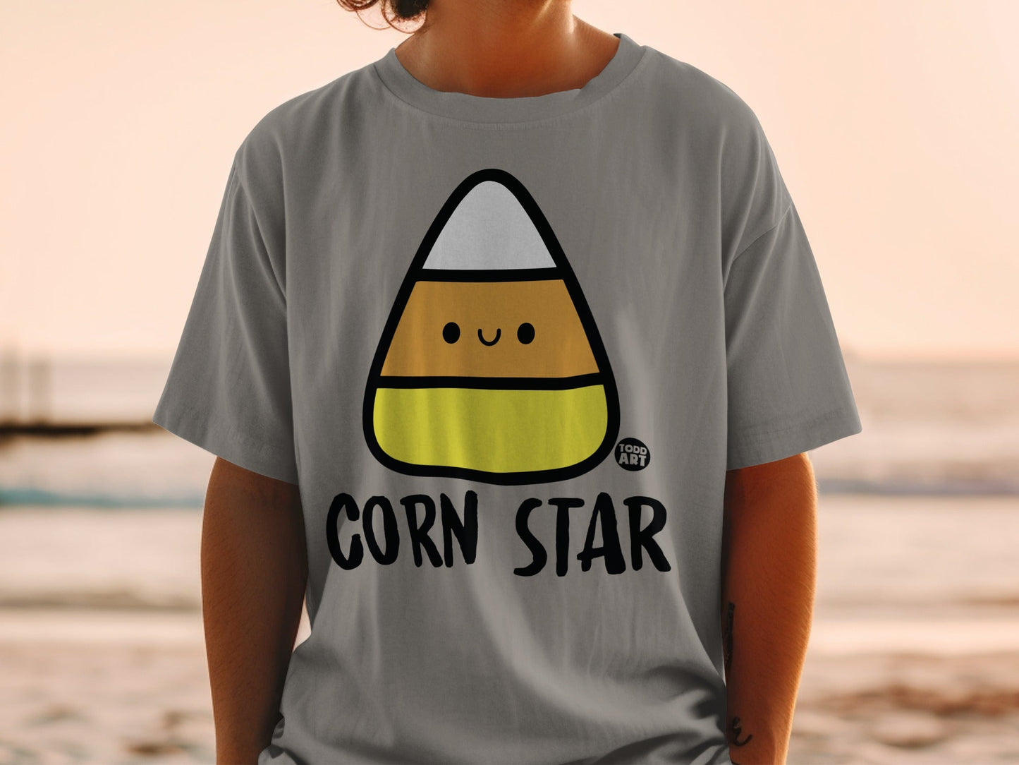 Corn Star Cute Halloween T-Shirt for Candy Lovers