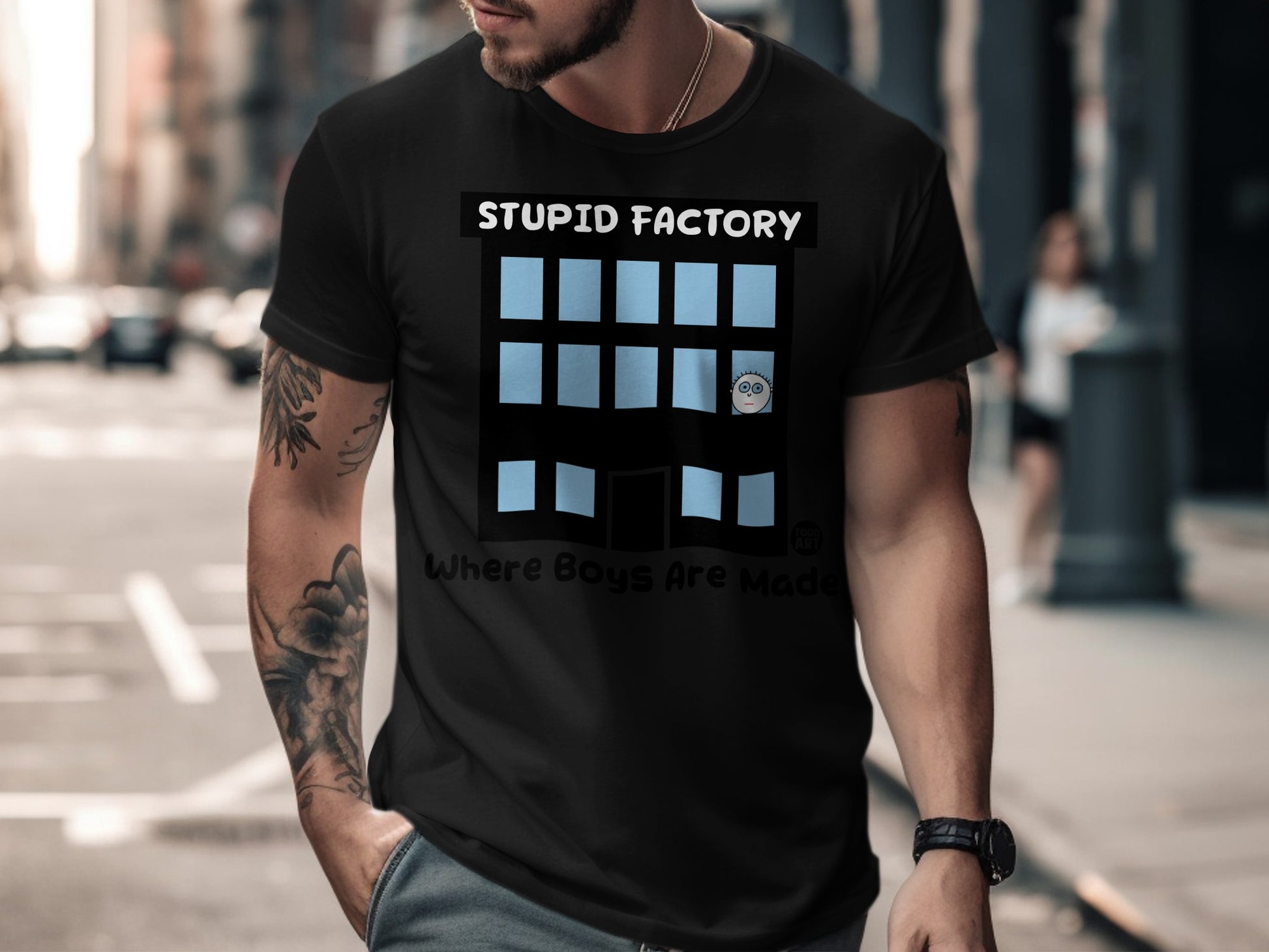 Stupid Factory Where Boys Are Made Funny Shirt
