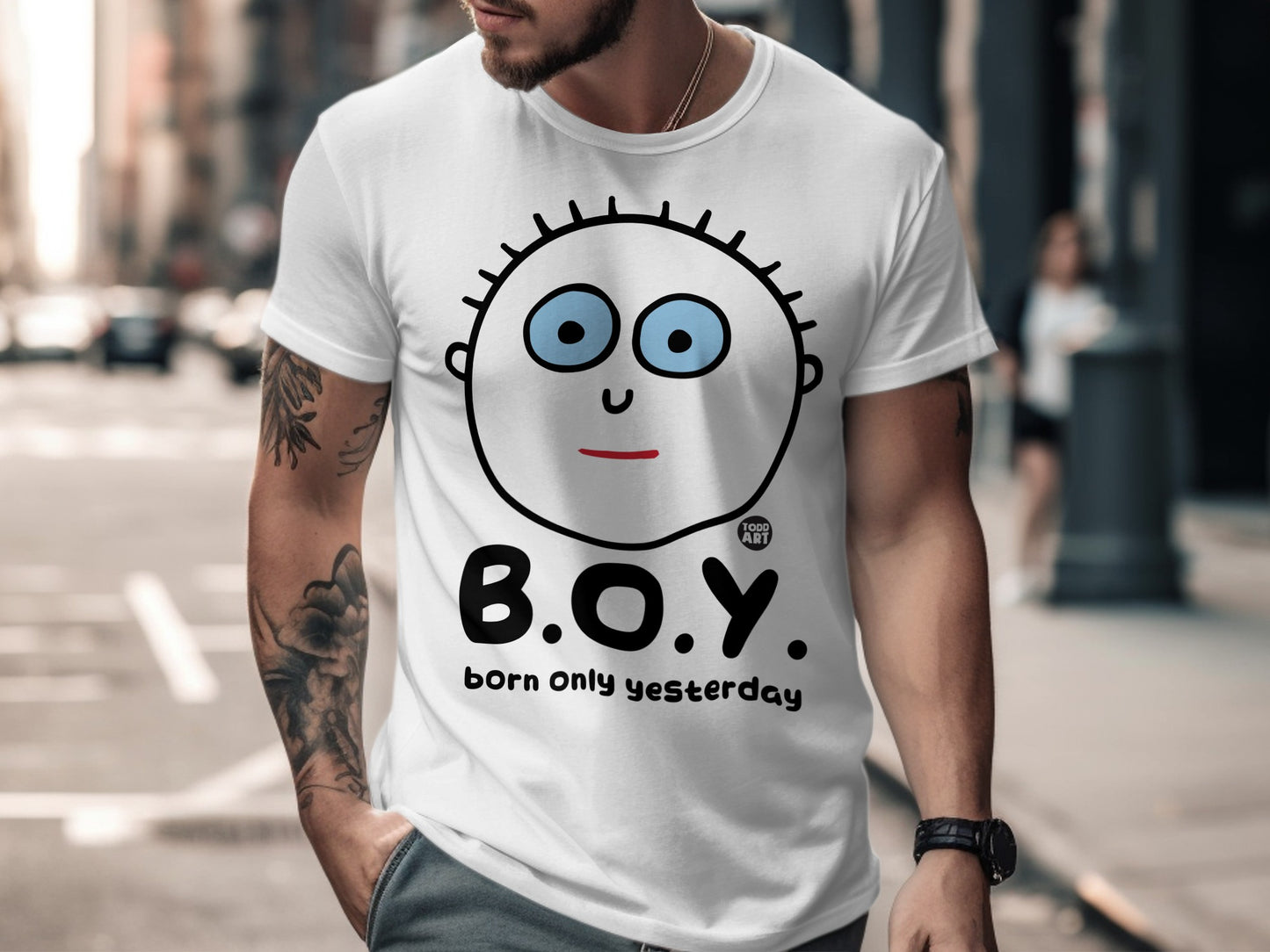 Funny Born Only Yesterday Graphic T-Shirt Product