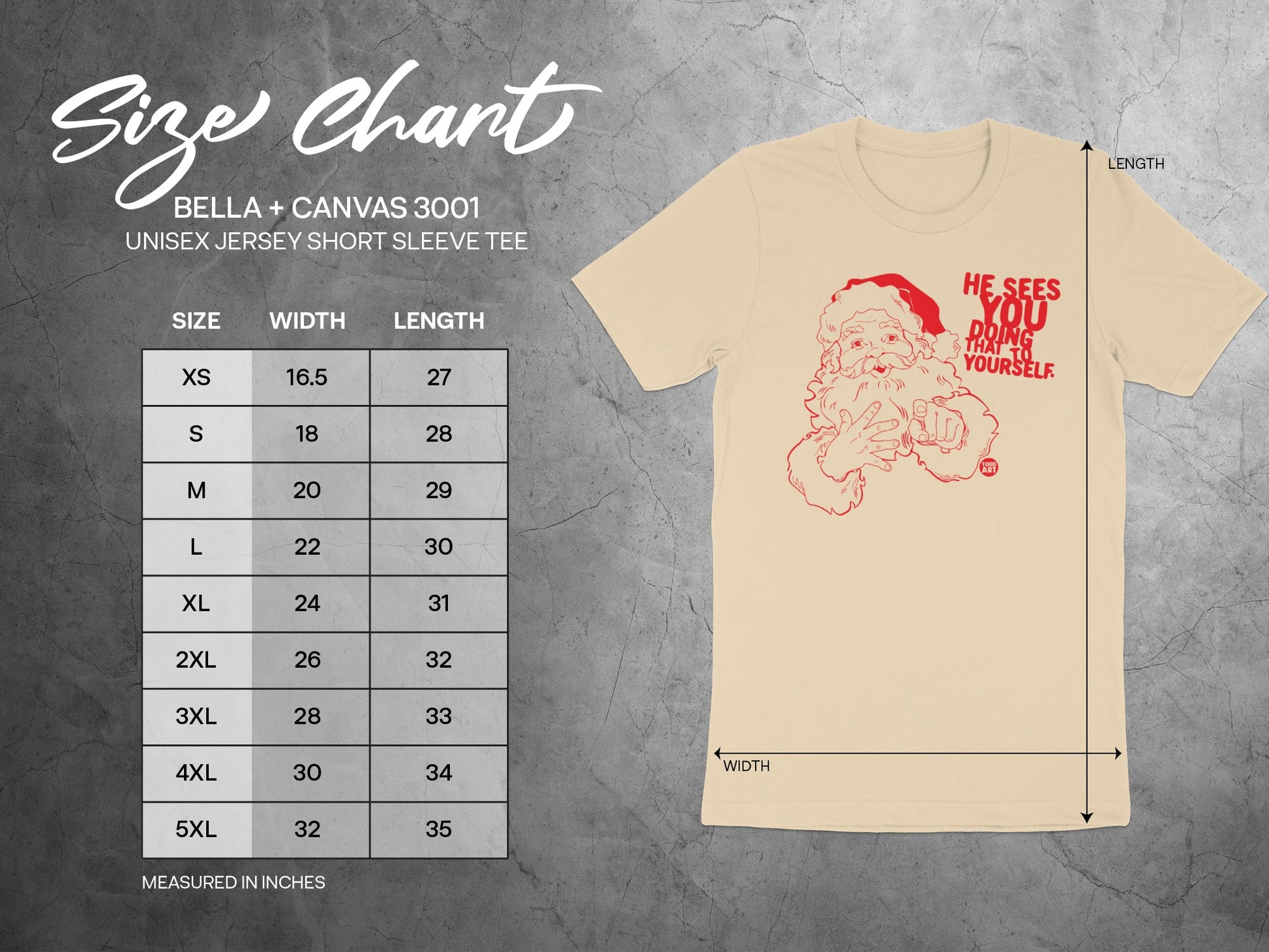 Santa Claus He Sees You This Is Yourself Shirt