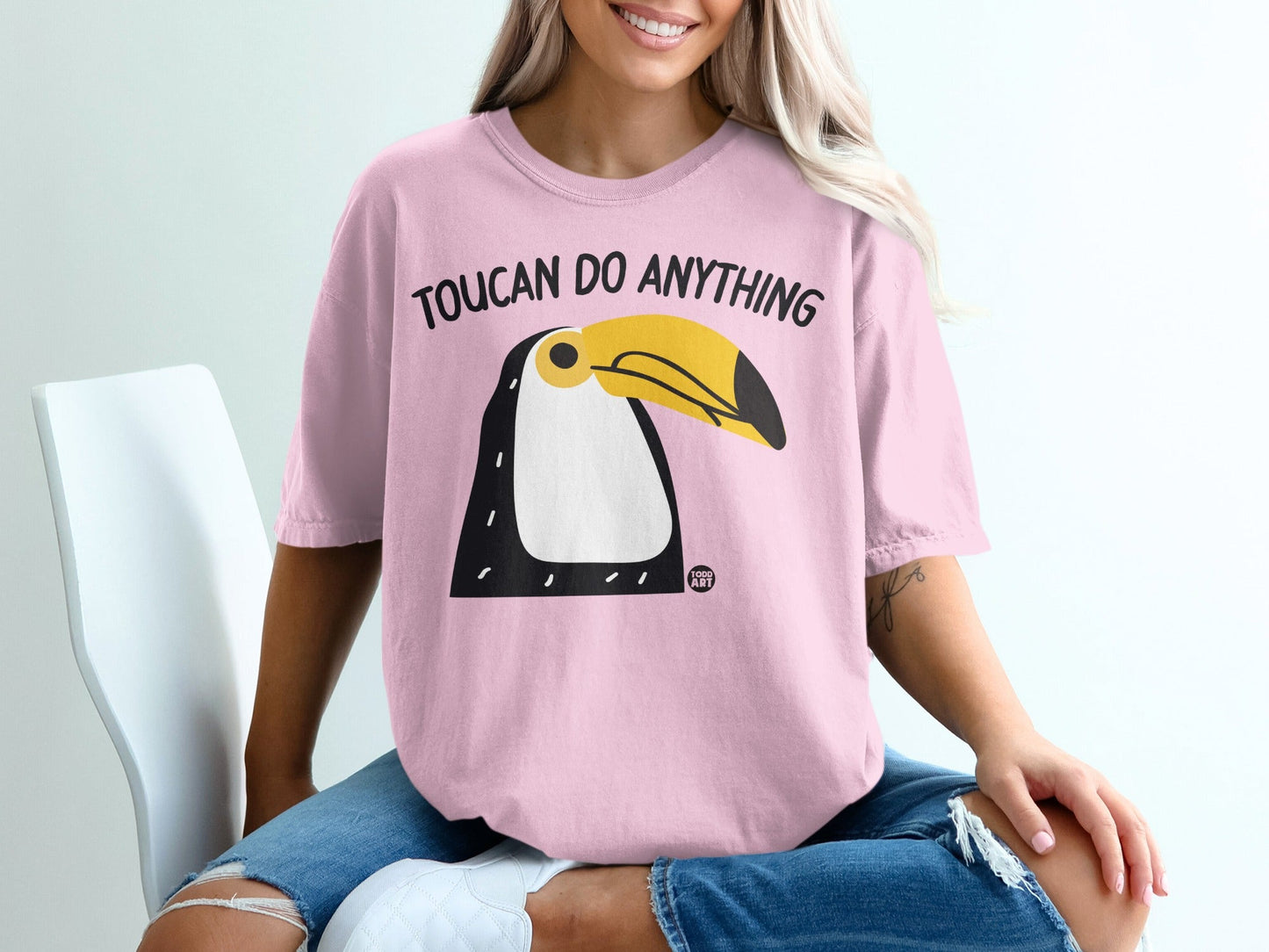 Toucan Do Anything Cute Graphic Tee for Fun Style