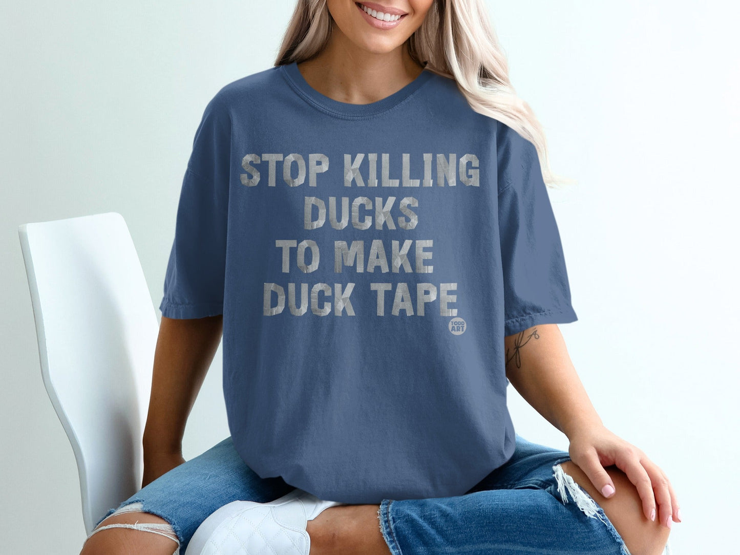 Stop Killing Ducks to Make Duck Tape Shirt