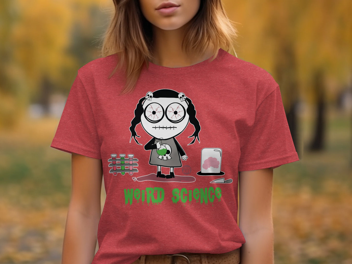 Weird Science Halloween Fun Graphic Tee
