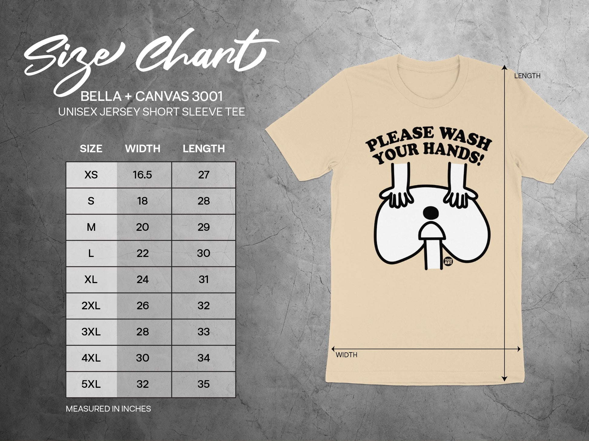 Please Wash Your Hands Unisex Short Sleeve Tee product