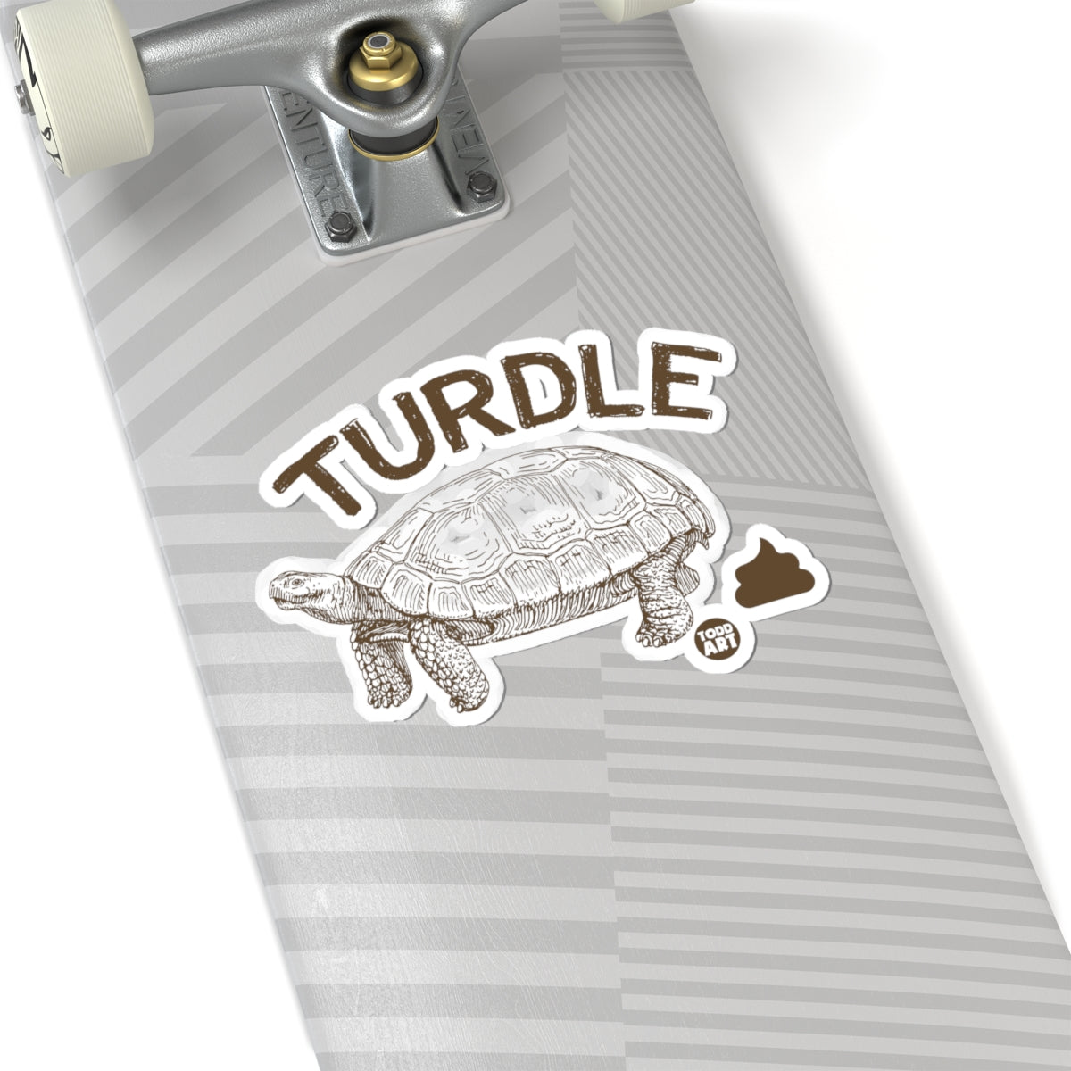 Turdle Todd Art Sticker