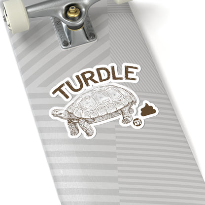 Turdle Todd Art Sticker