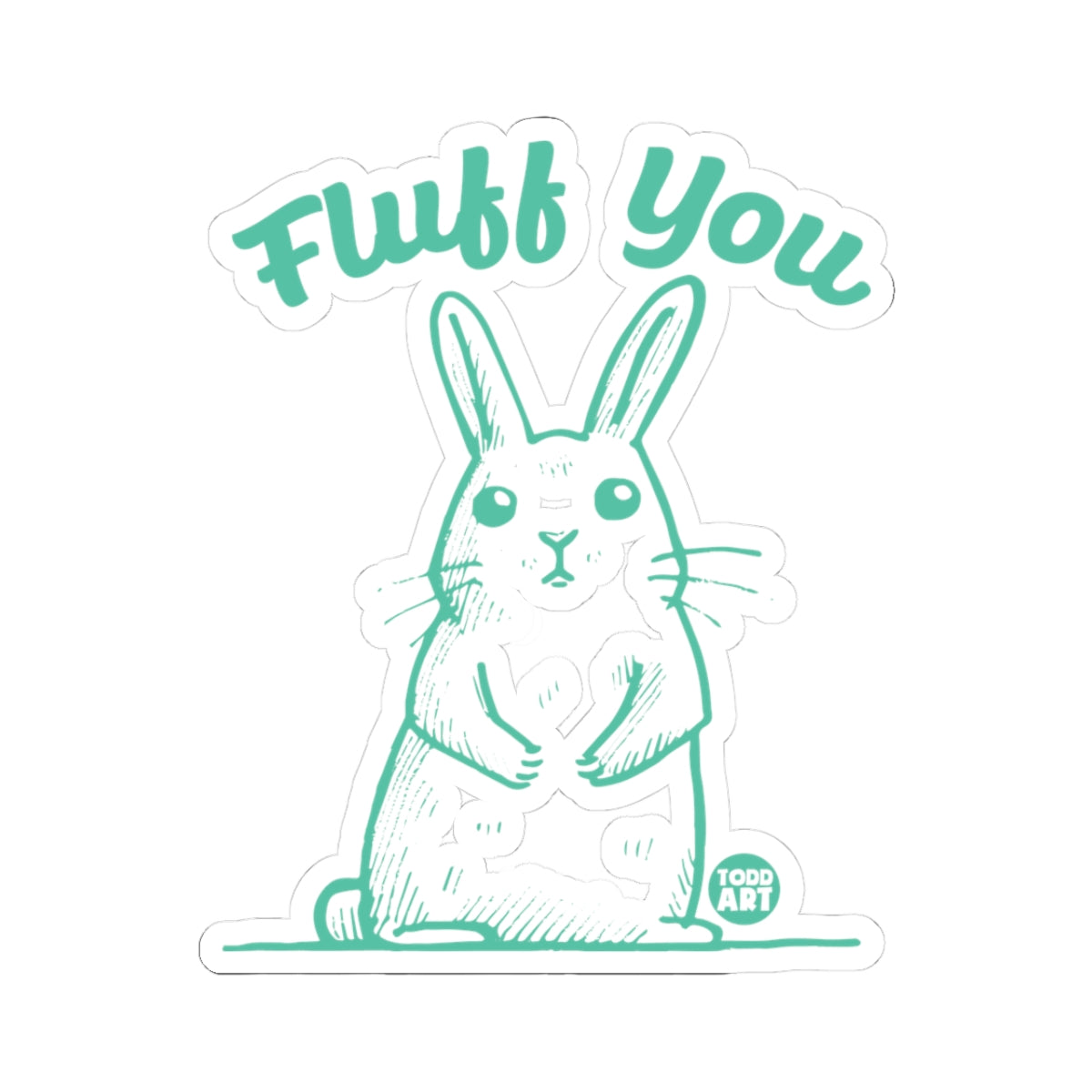 Flukk YouTodd Art Sticker
