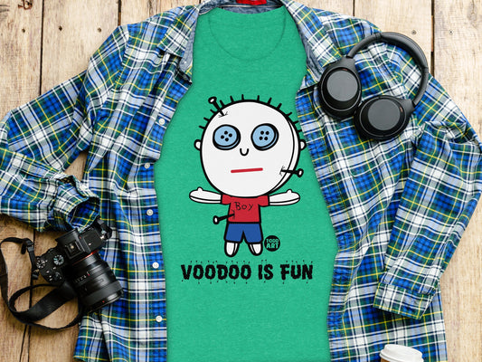 Voodoo Is Fun Featuring Cute Boy Character T-Shirt