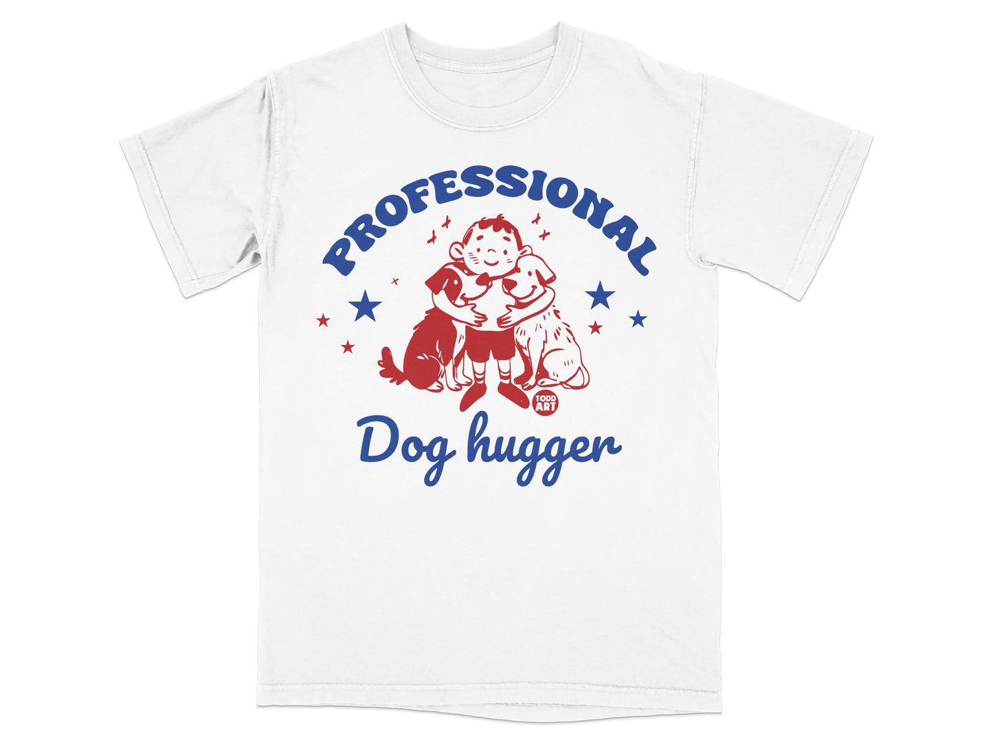 Professional Dog Hugger Graphic T-Shirt For Pet Lovers