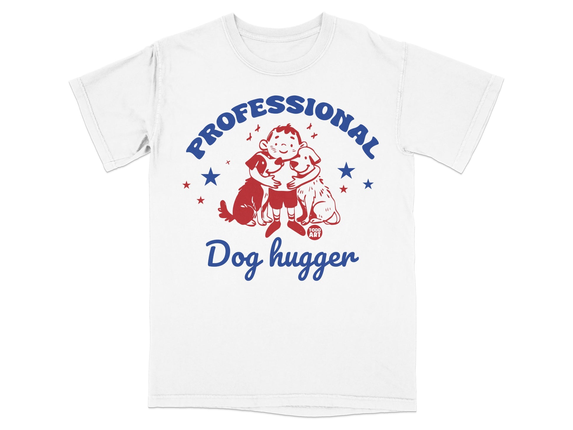 Professional Dog Hugger Graphic T-Shirt For Pet Lovers