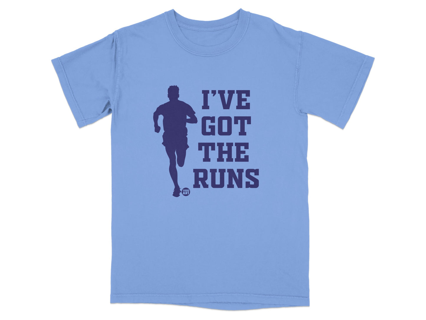 I'VE GOT THE RUNS Runner Graphic Light Blue product type