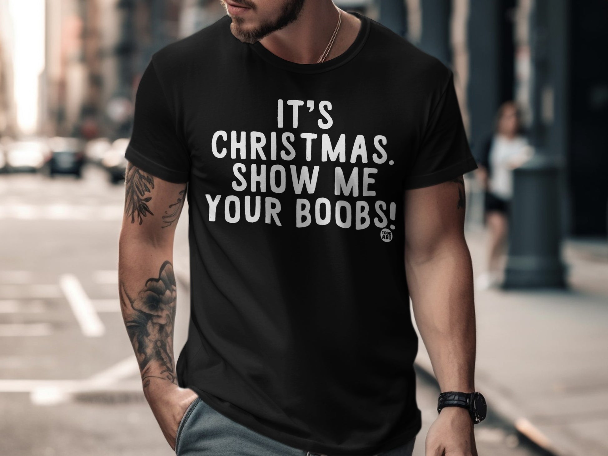 It's Christmas Show Me Your Boobs! shirt