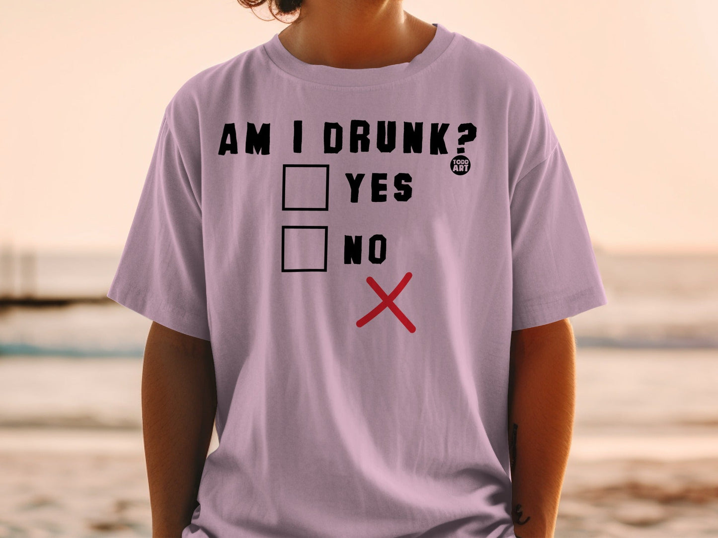 Am I Drunk Yes No Funny Graphic Tee Shirt