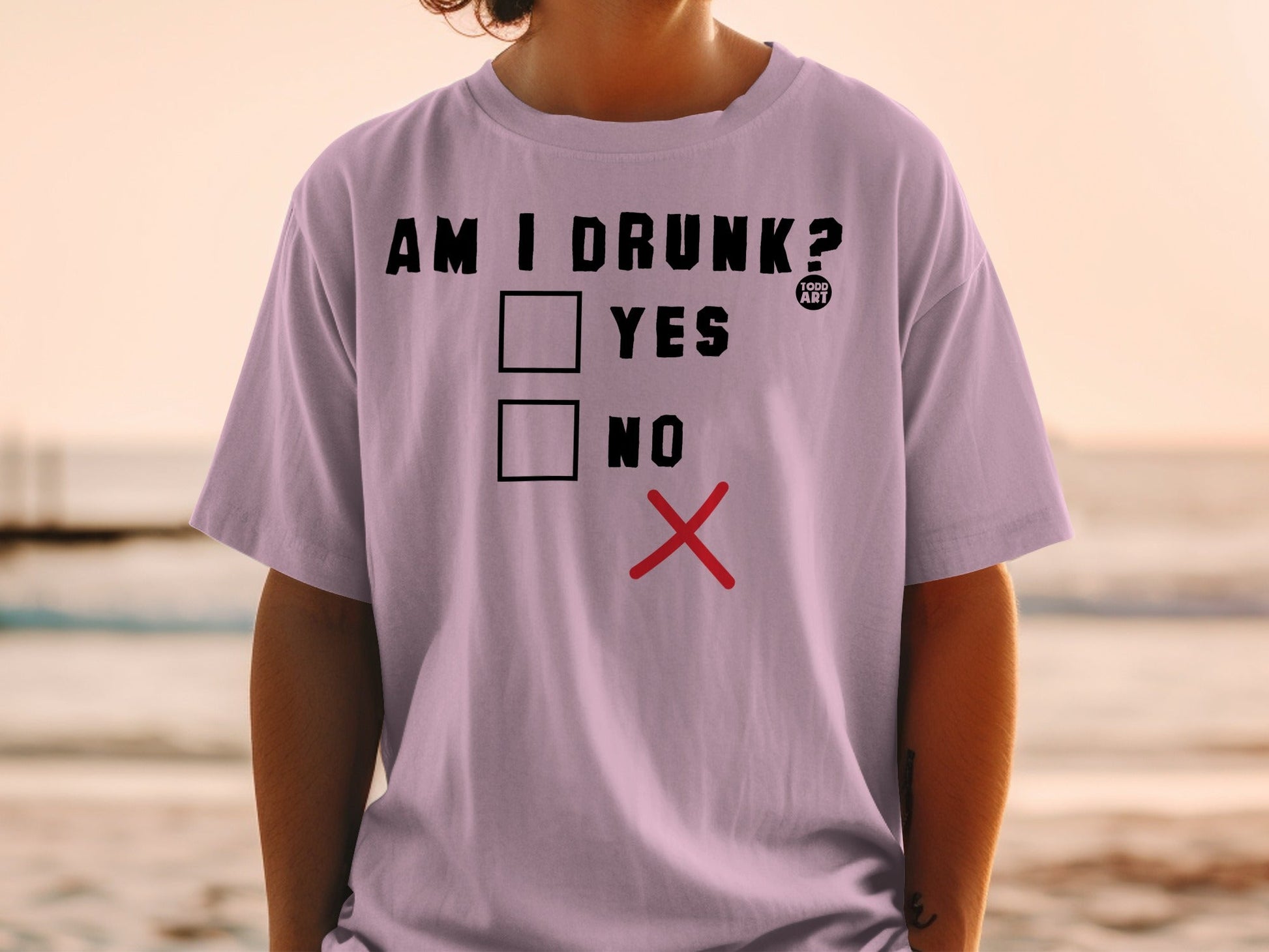 Am I Drunk Yes No Funny Graphic Tee Shirt