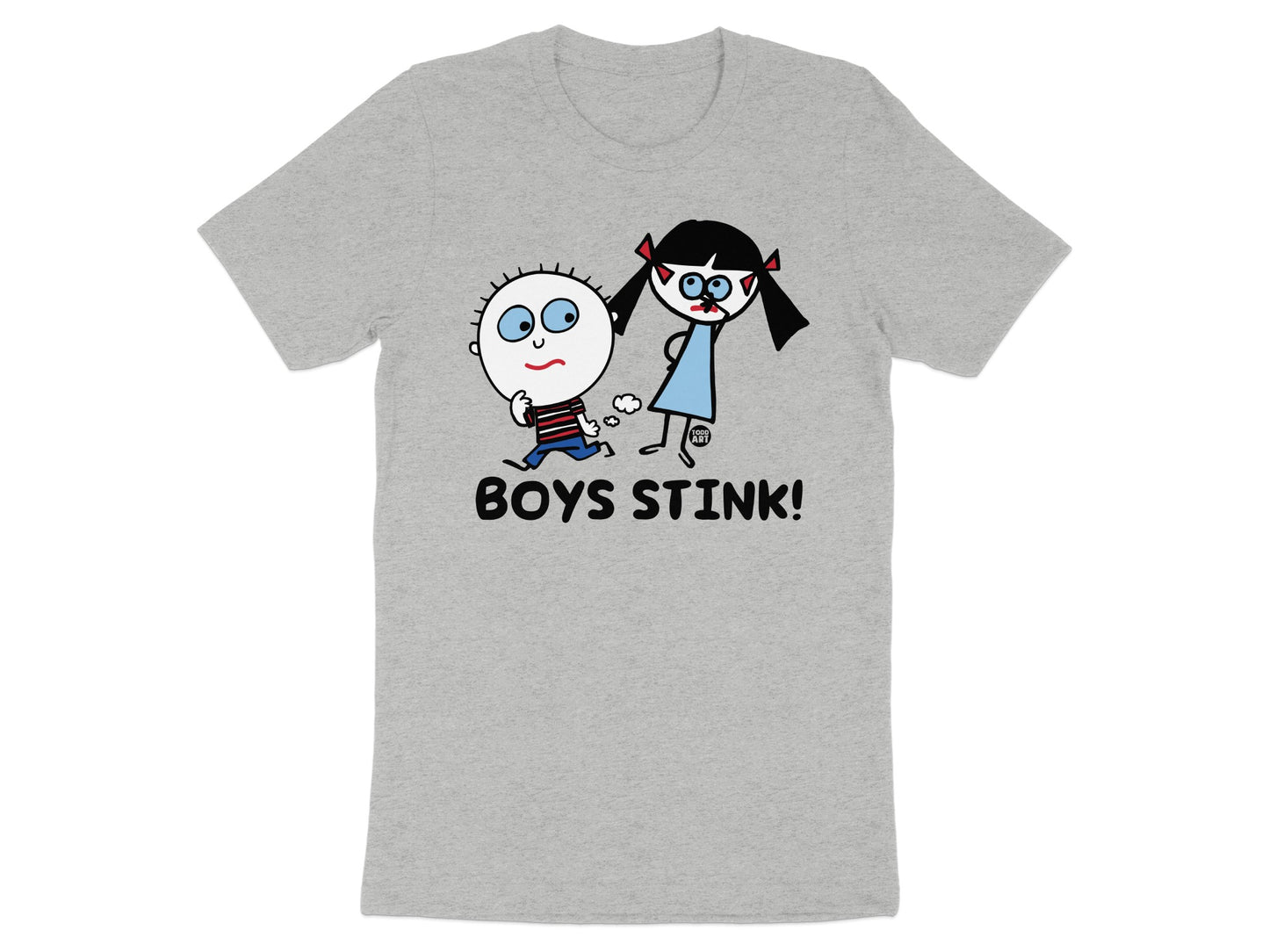 Boys Stink Fun Graphic T-Shirt for Casual Wear