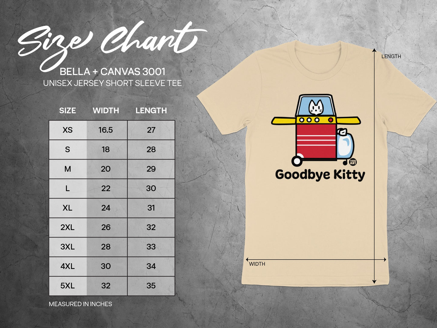 Goodbye Kitty Unisex Jersey Short Sleeve Tee