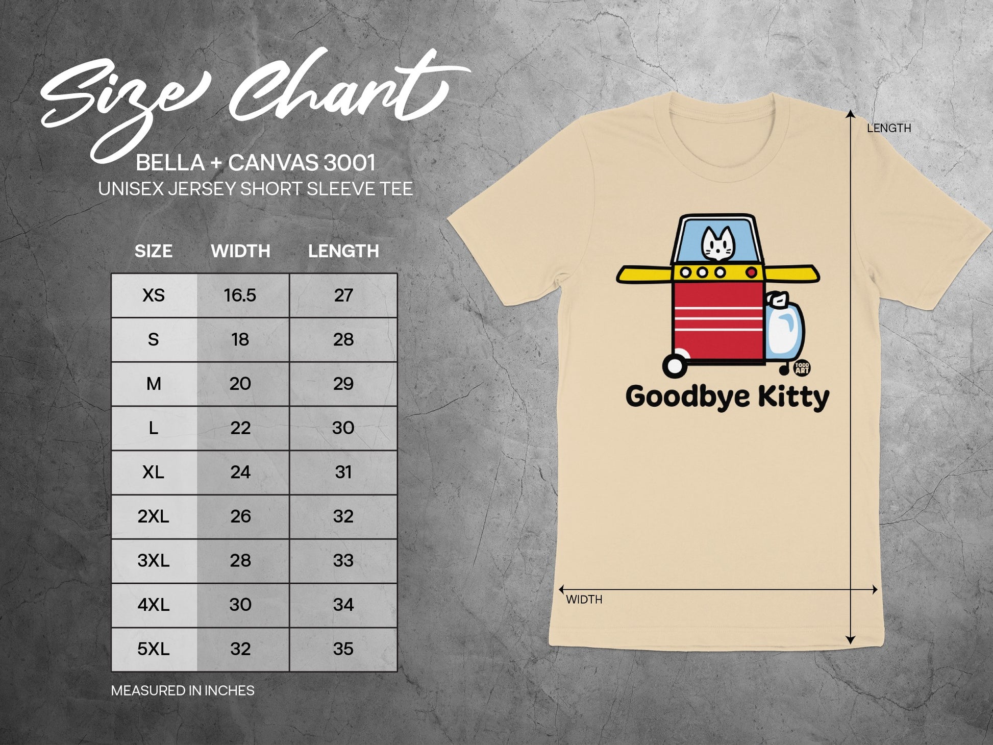 Goodbye Kitty Unisex Jersey Short Sleeve Tee