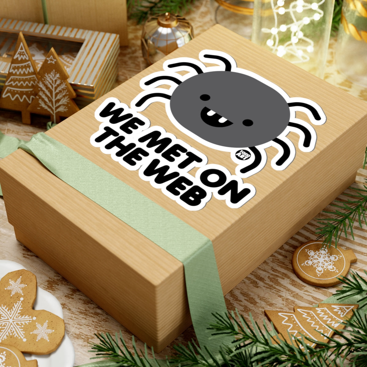 Spider FriendTodd Art Sticker