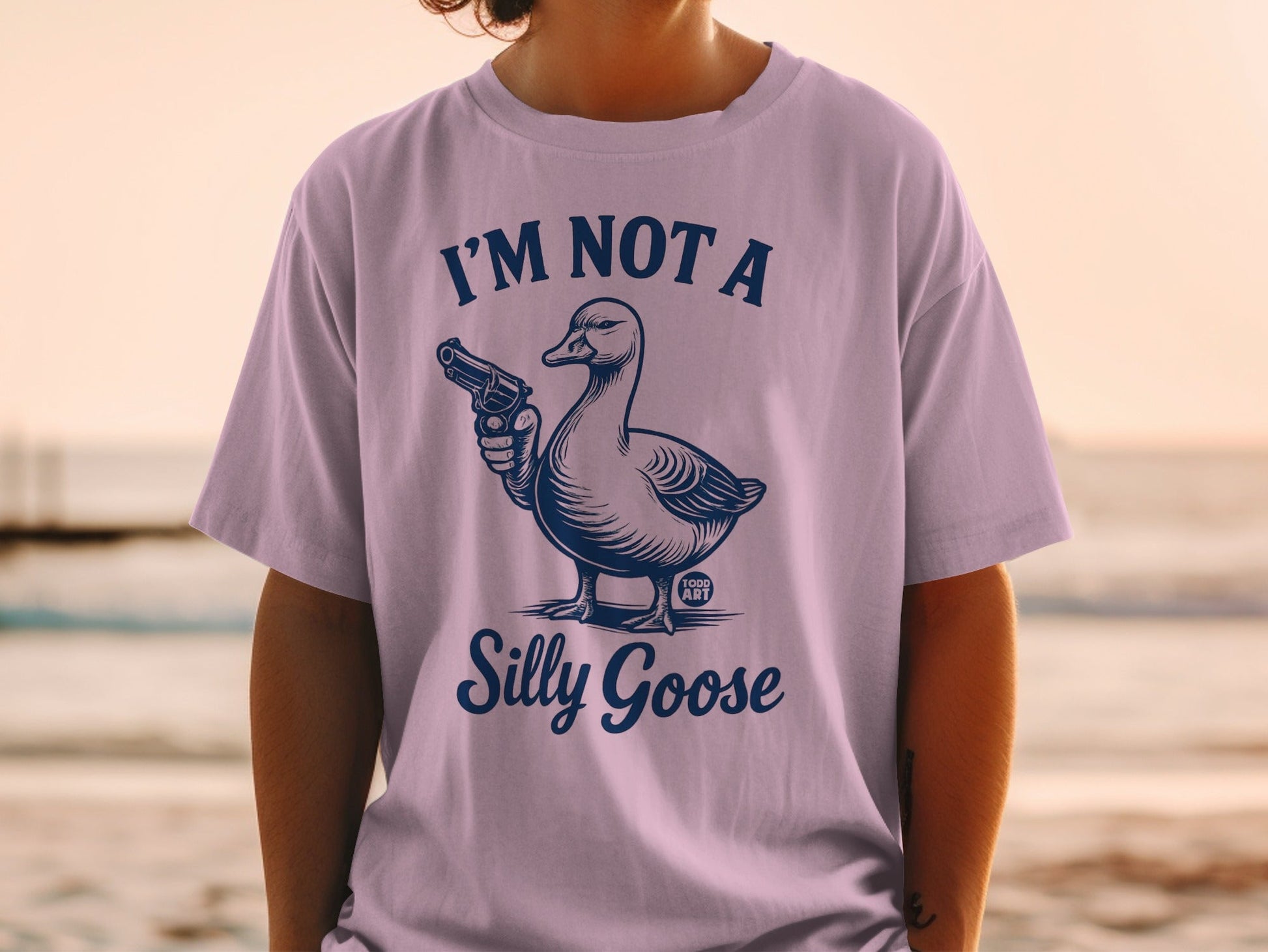 I'm Not A Silly Goose Graphic Tee Shirt