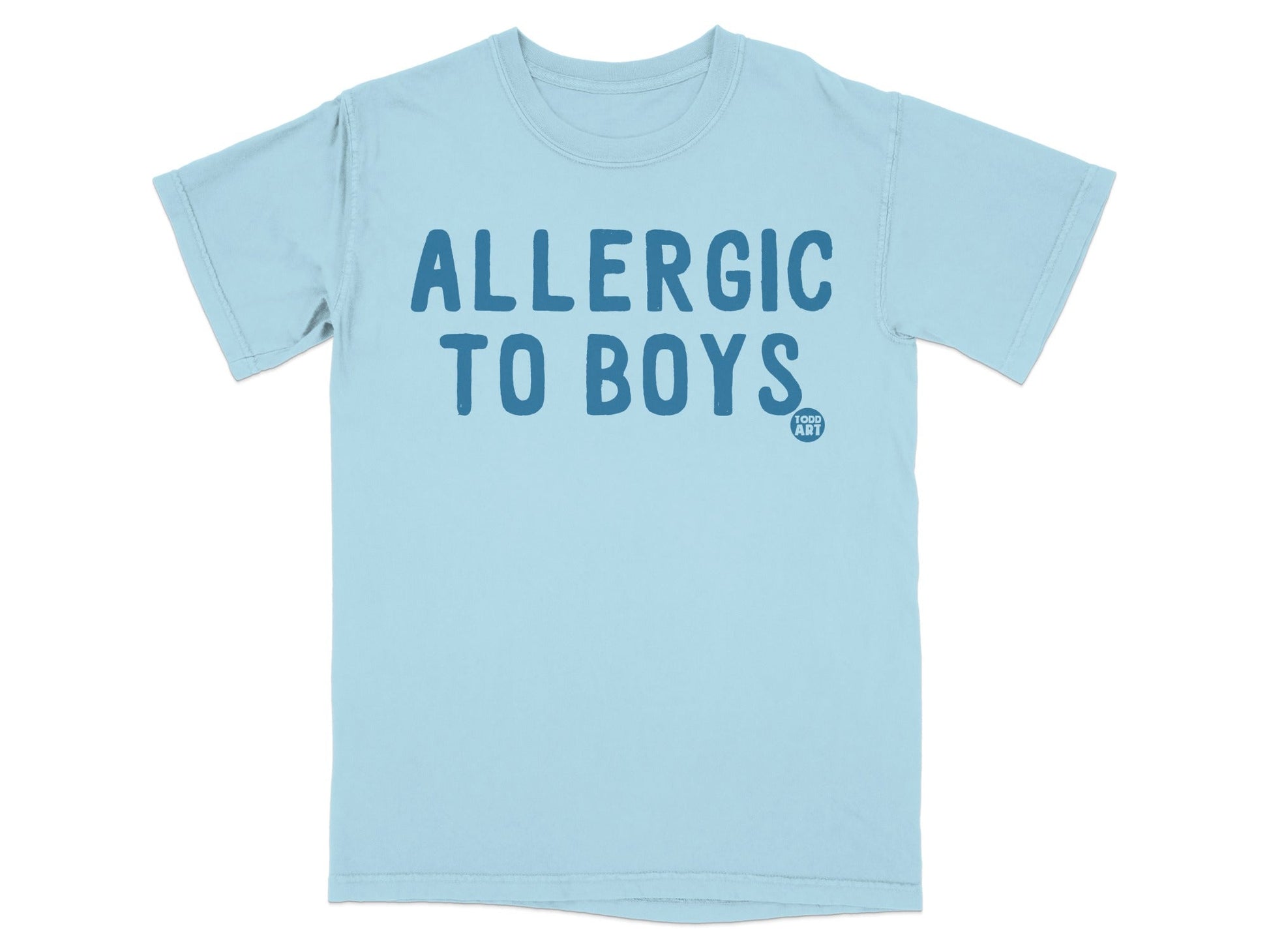Allergic to Boys Todd Art Graphic T-shirt Product