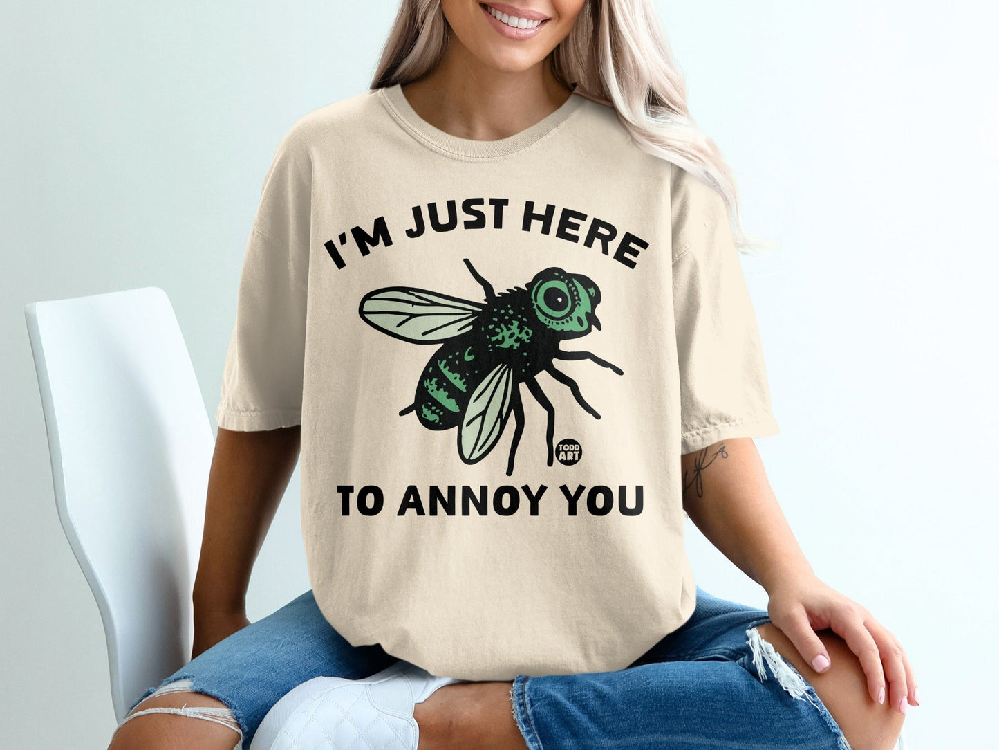 I'm Just Here To Annoy You Graphic T-Shirt