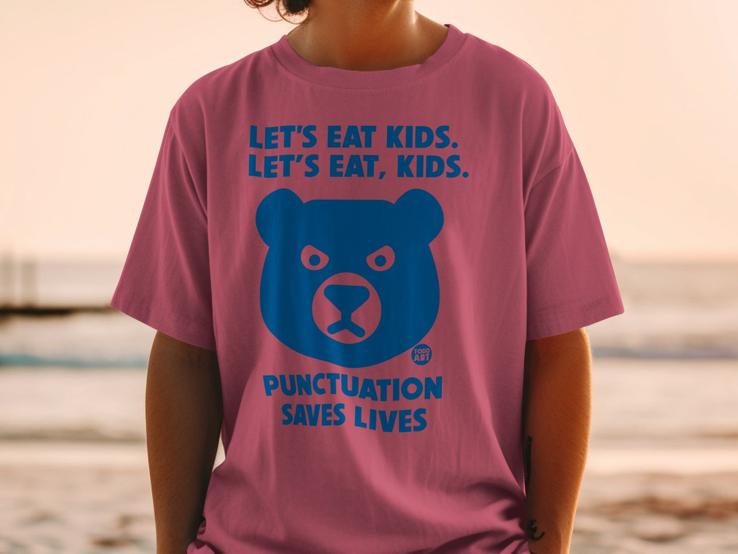 Let's Eat Kids Funny Punctuation Saves Lives T-shirt