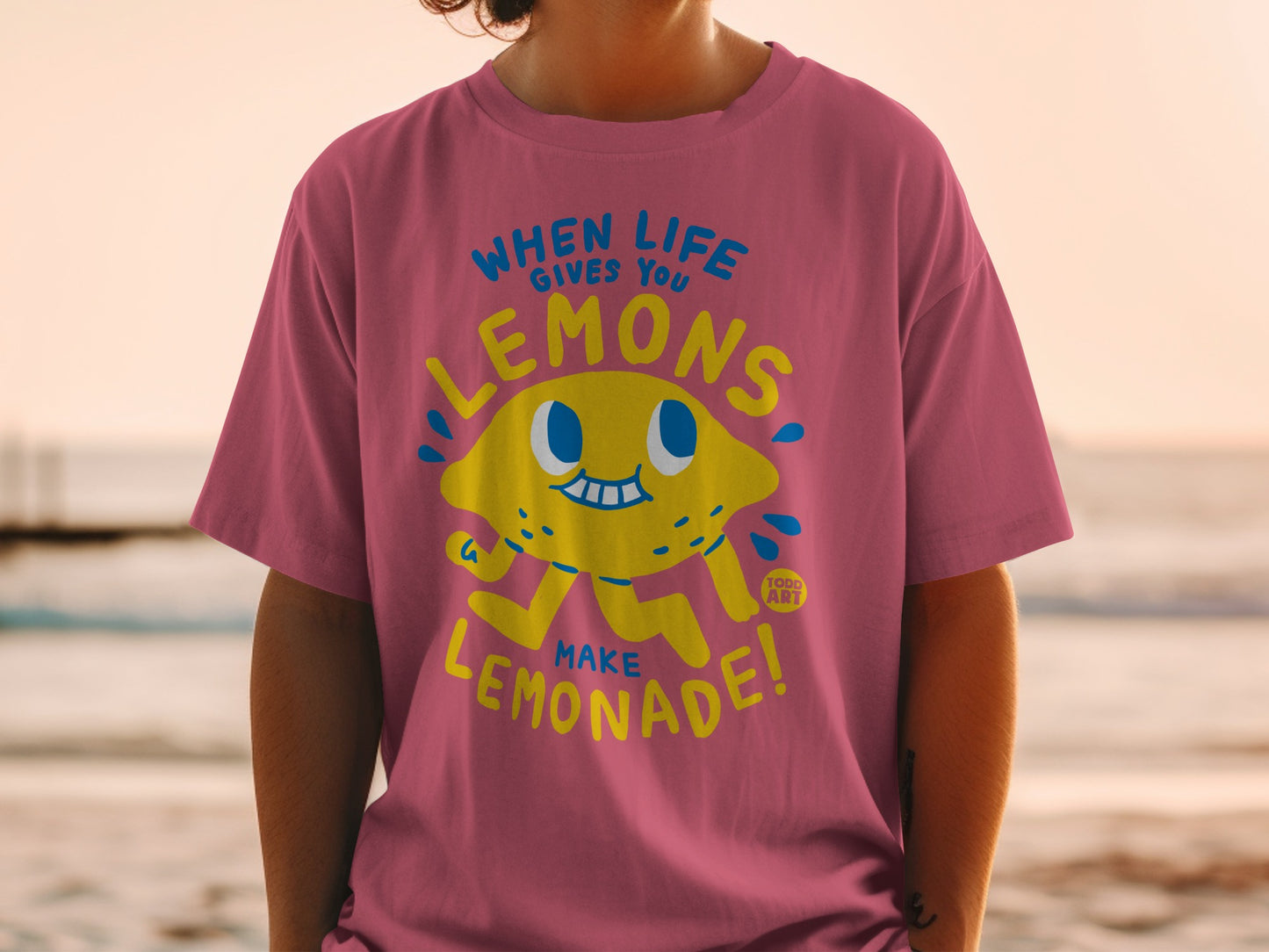 WHEN LIFE GIVES YOU LEMONS MAKE LEMONADE TODD ART product type