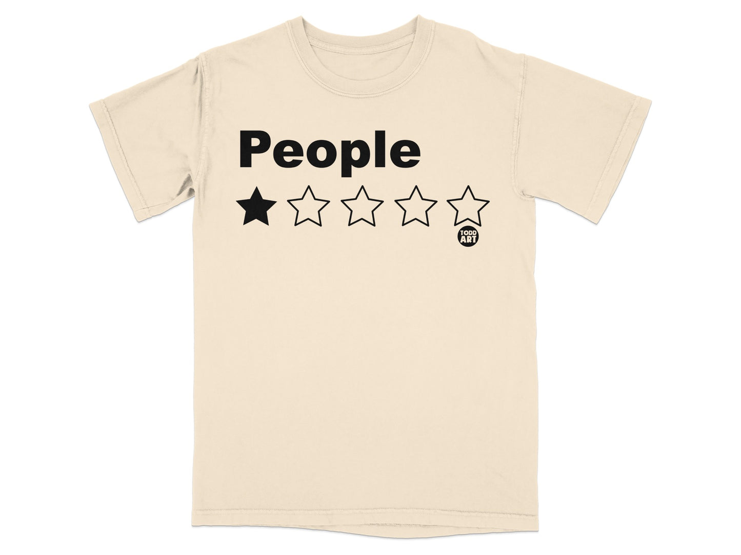 People One Star Rating TODD ART Funny Humor product type