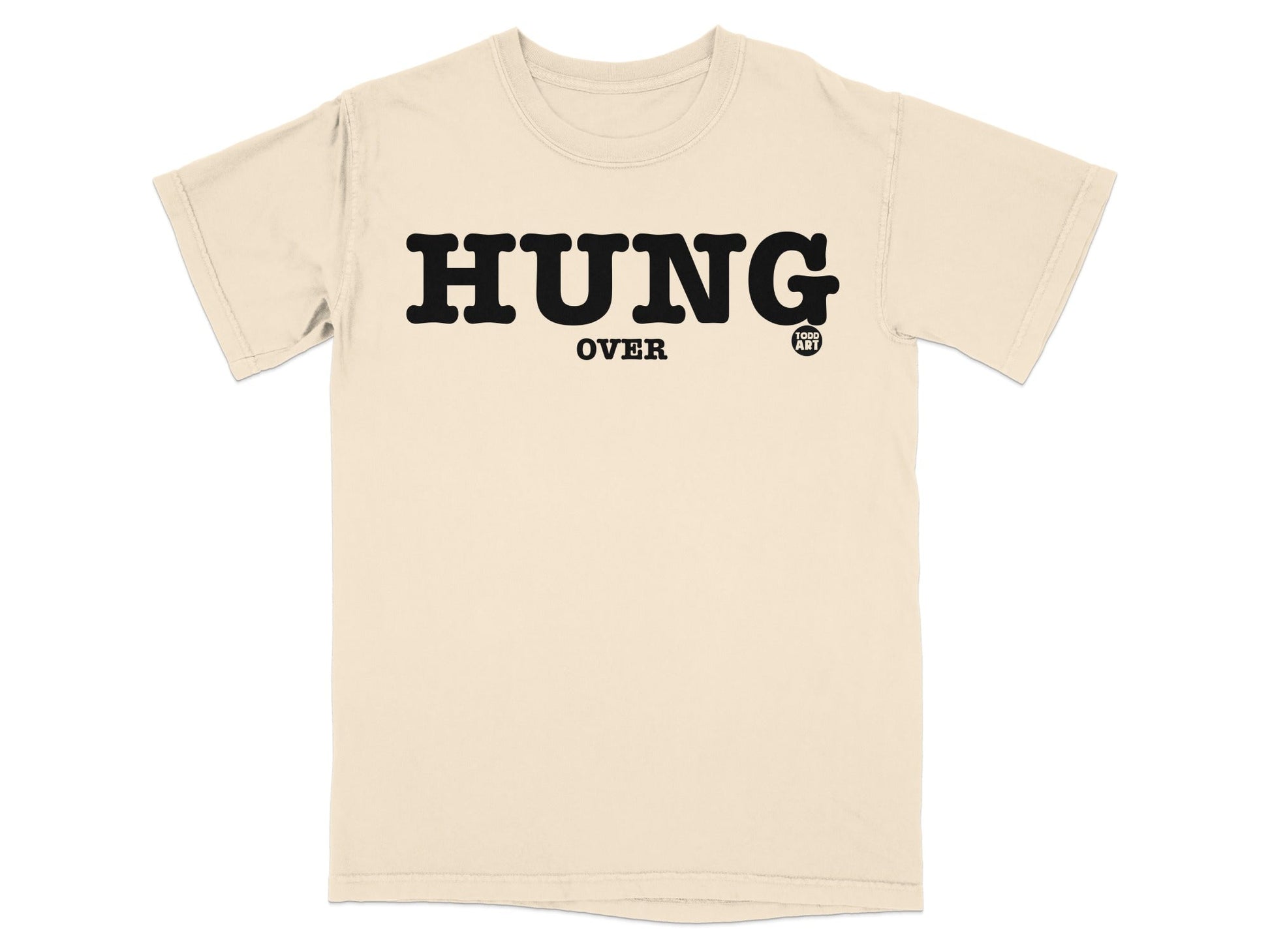 HUNG OVER Typography Graphic Unisex T-Shirt