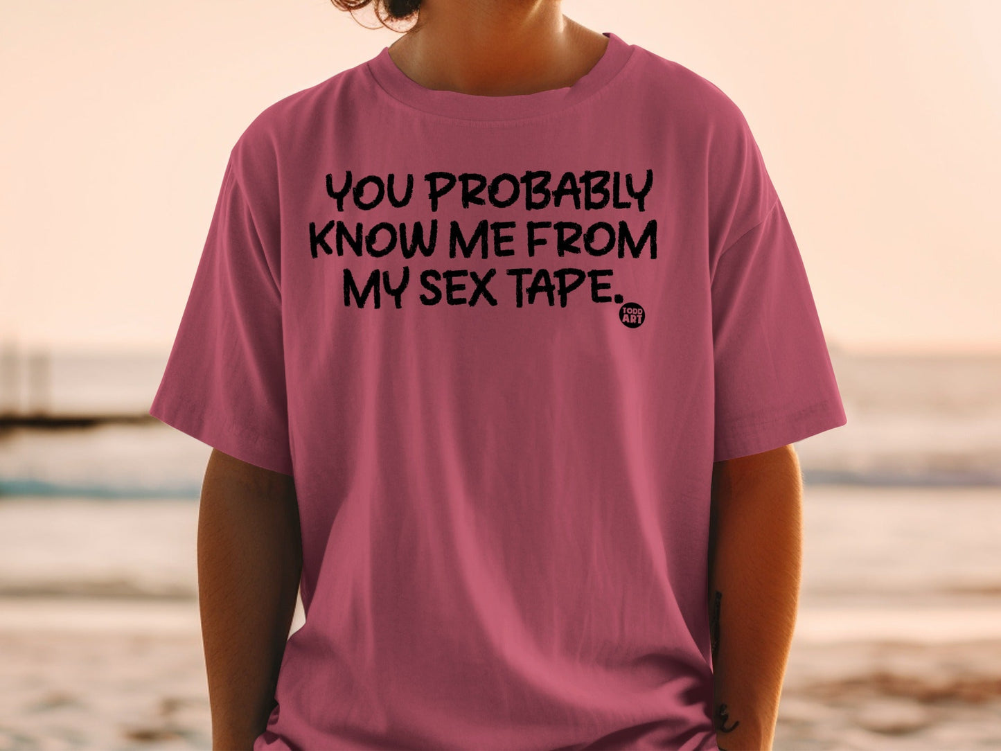 You Probably Know Me From My Sex Tape T-shirt