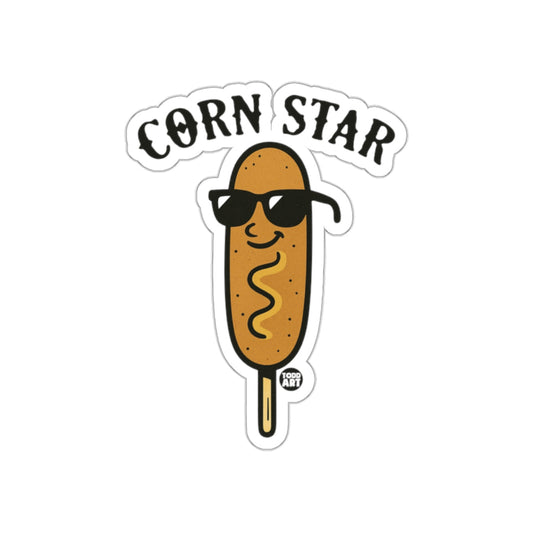 Corn Star Funny Corn Dog Image Sticker Product