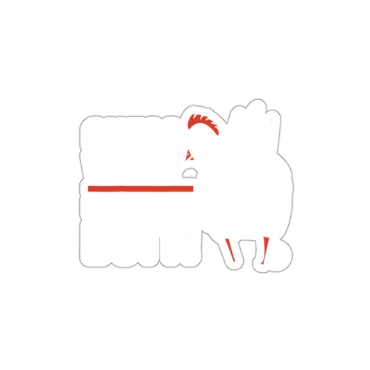 Funny Guess What Chicken Butt Sticker Product