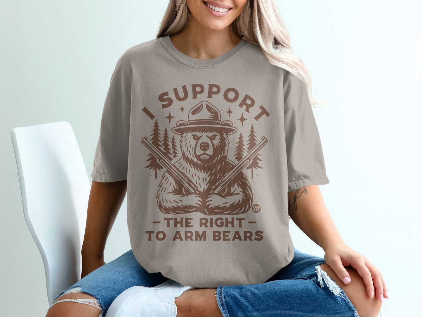I Support The Right To Arm Bears Graphic Shirt