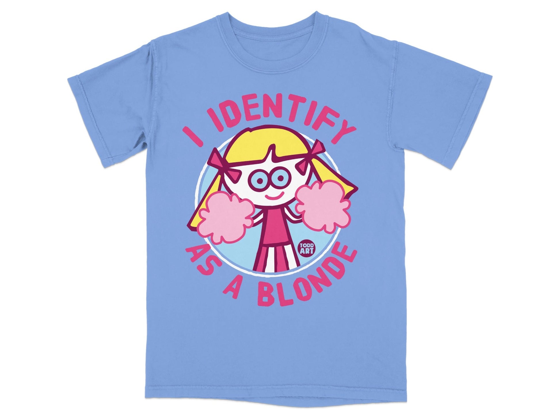 I Identify As A Blonde Graphic T-Shirt Product