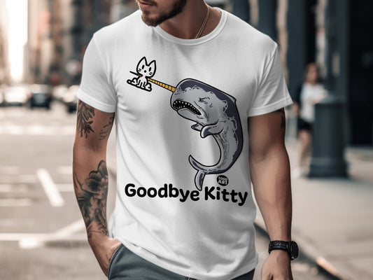 Goodbye Kitty Graphic Tee Shirt Streetwear Style