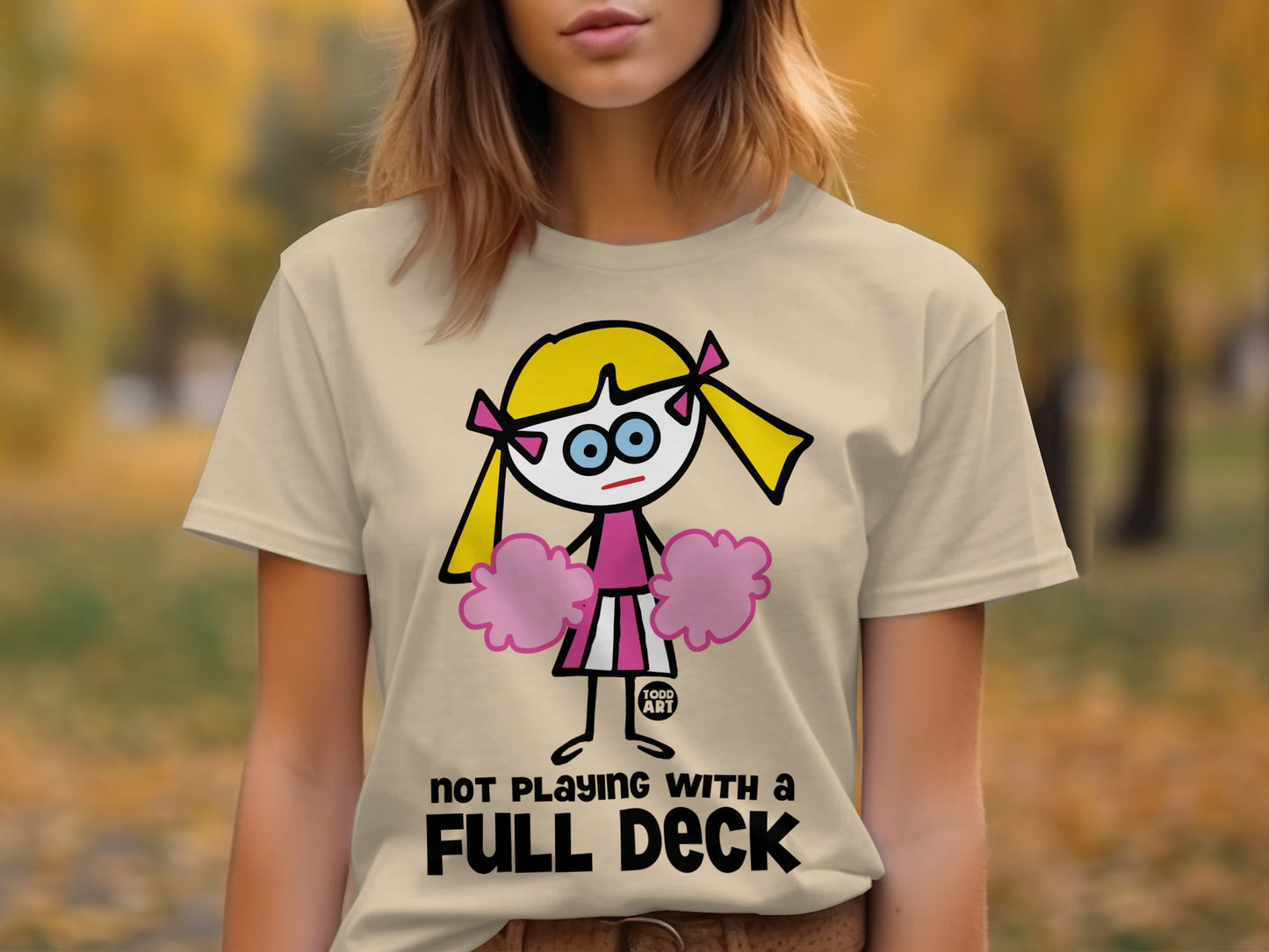 Not Playing With A Full Deck Funny T-Shirt