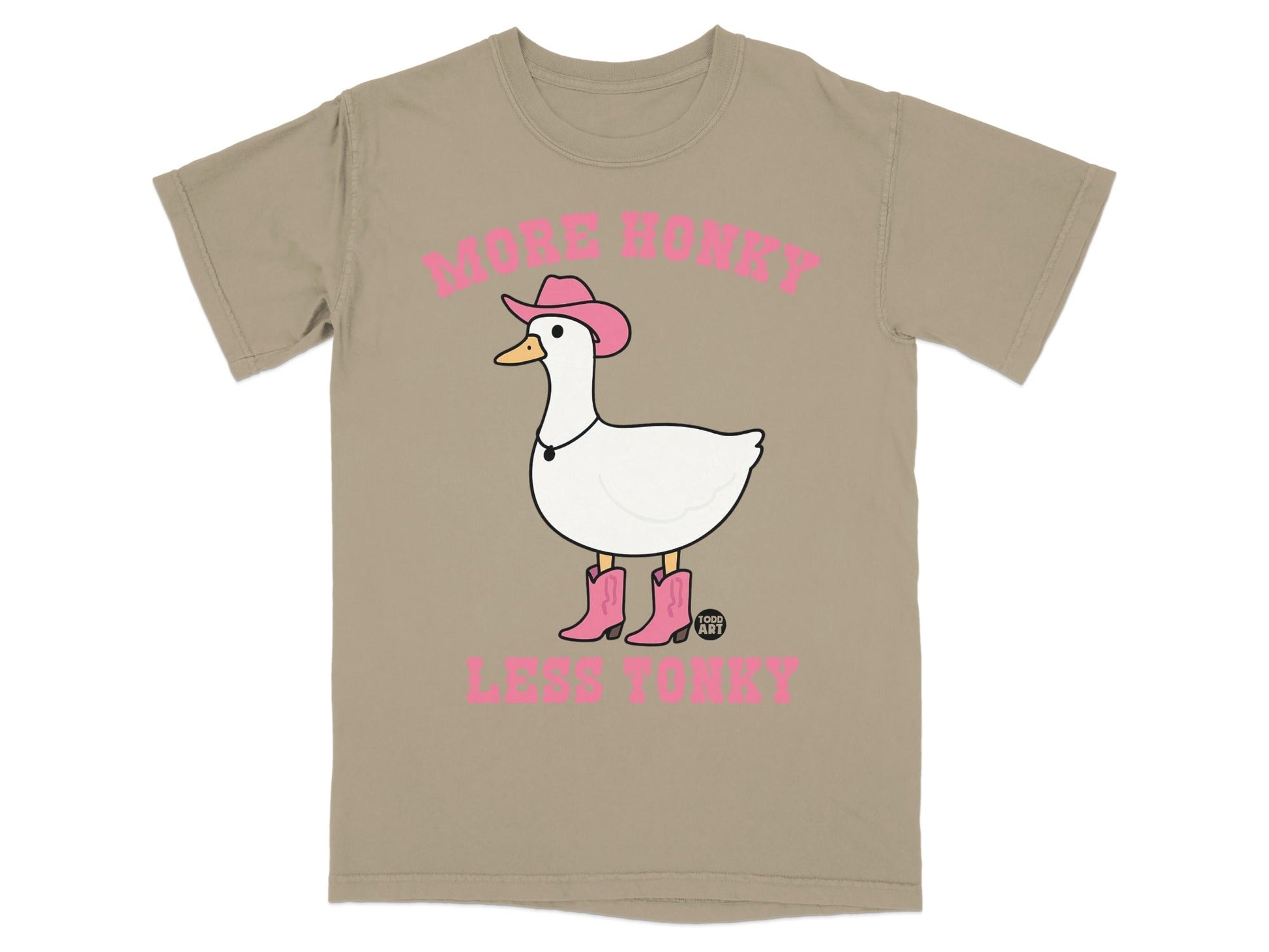 More Honky Less Tonky Funny Duck T-shirt Fashion Apparel