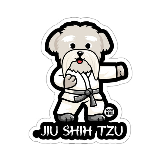 Jiu Shih Tzu Martial Arts Cute Illustration sticker