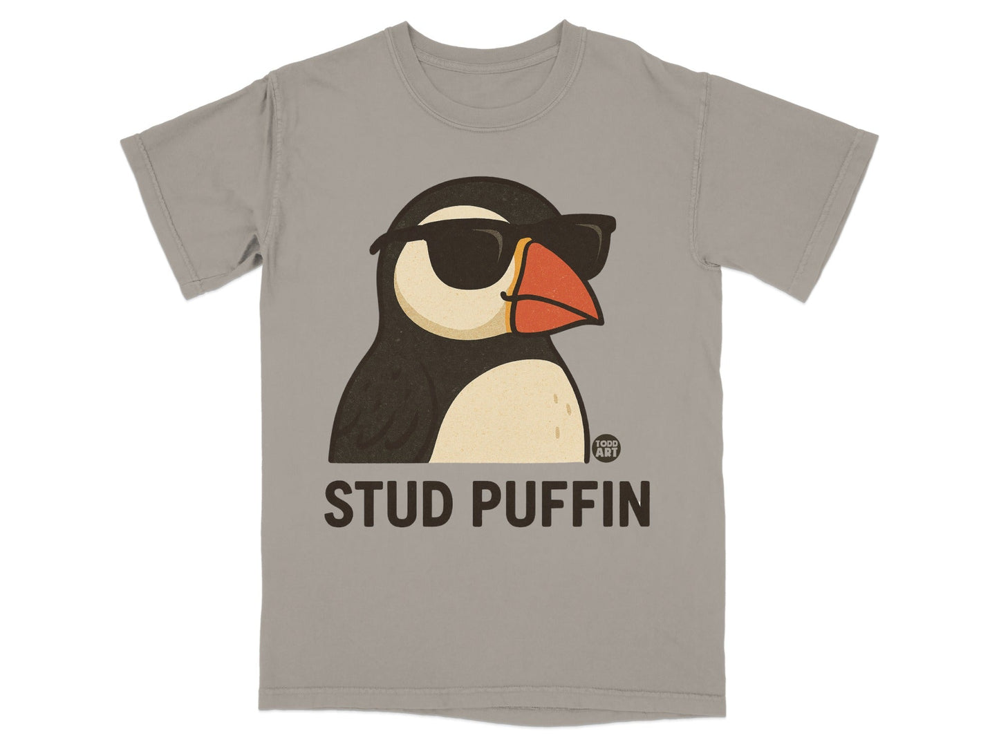 Stud Puffin Graphic T-Shirt for Bird Lovers