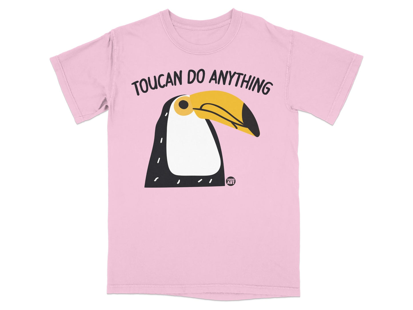 Toucan Do Anything Pink Graphic T-Shirt Product