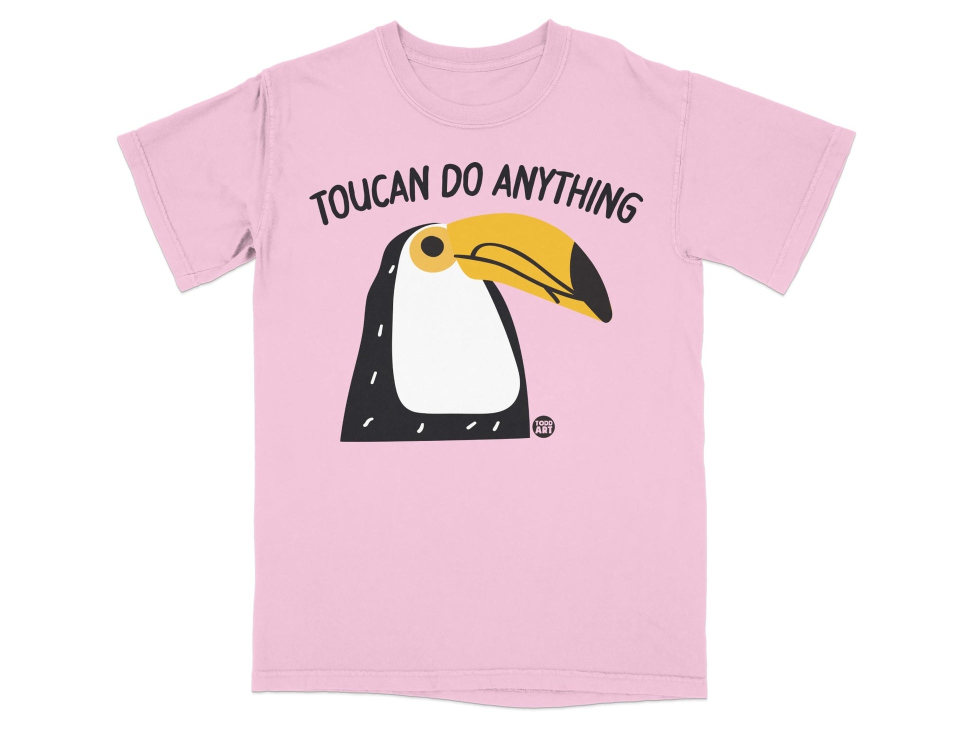 Toucan Do Anything Pink Graphic T-Shirt Product