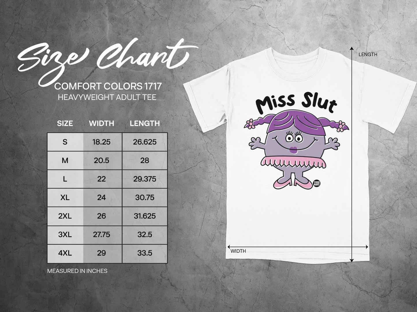 Miss Slut Comfort Colors 1717 Adult Tee Product