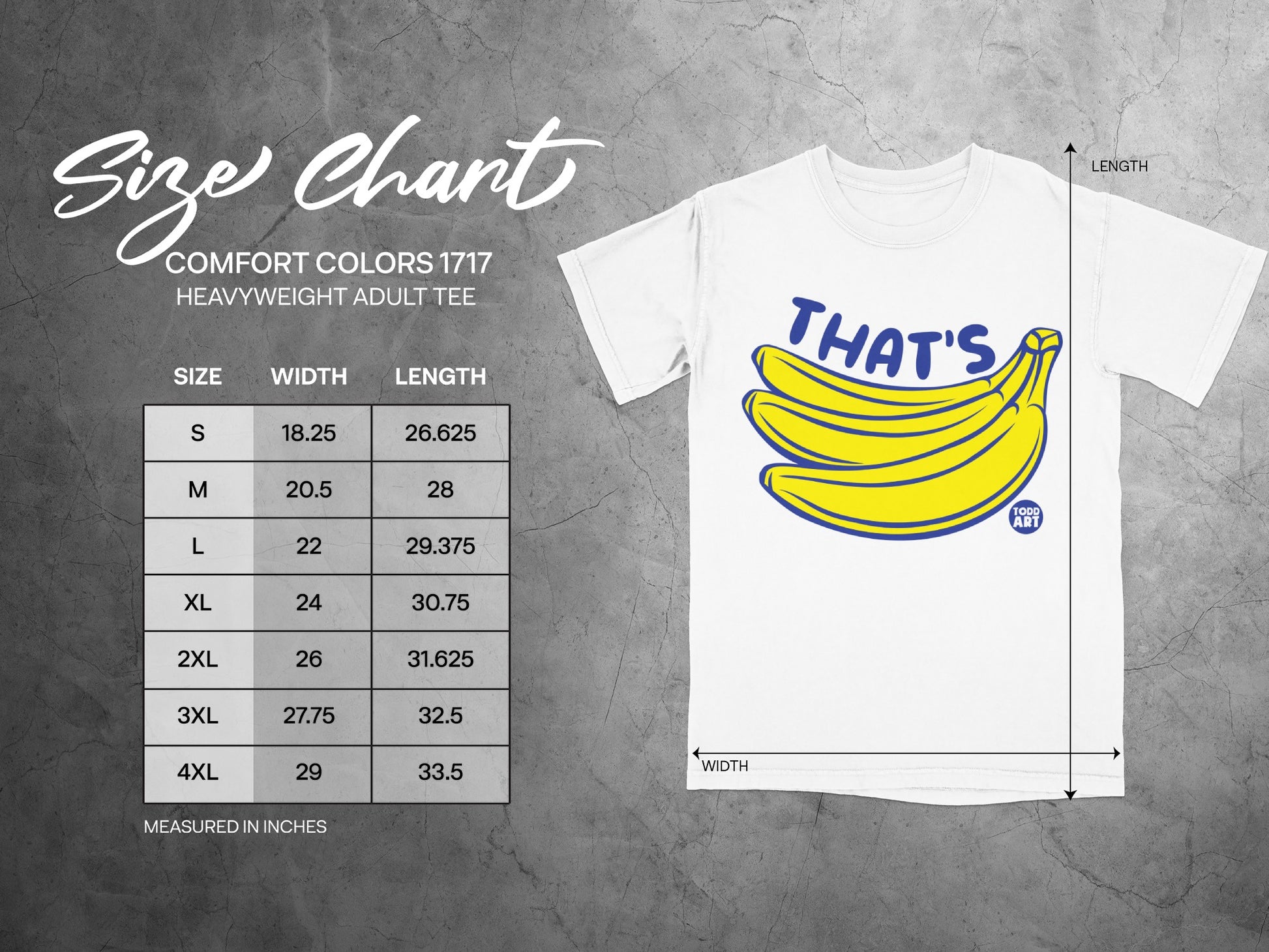 That's Bananas Comfort Colors 1717 Shirt product type