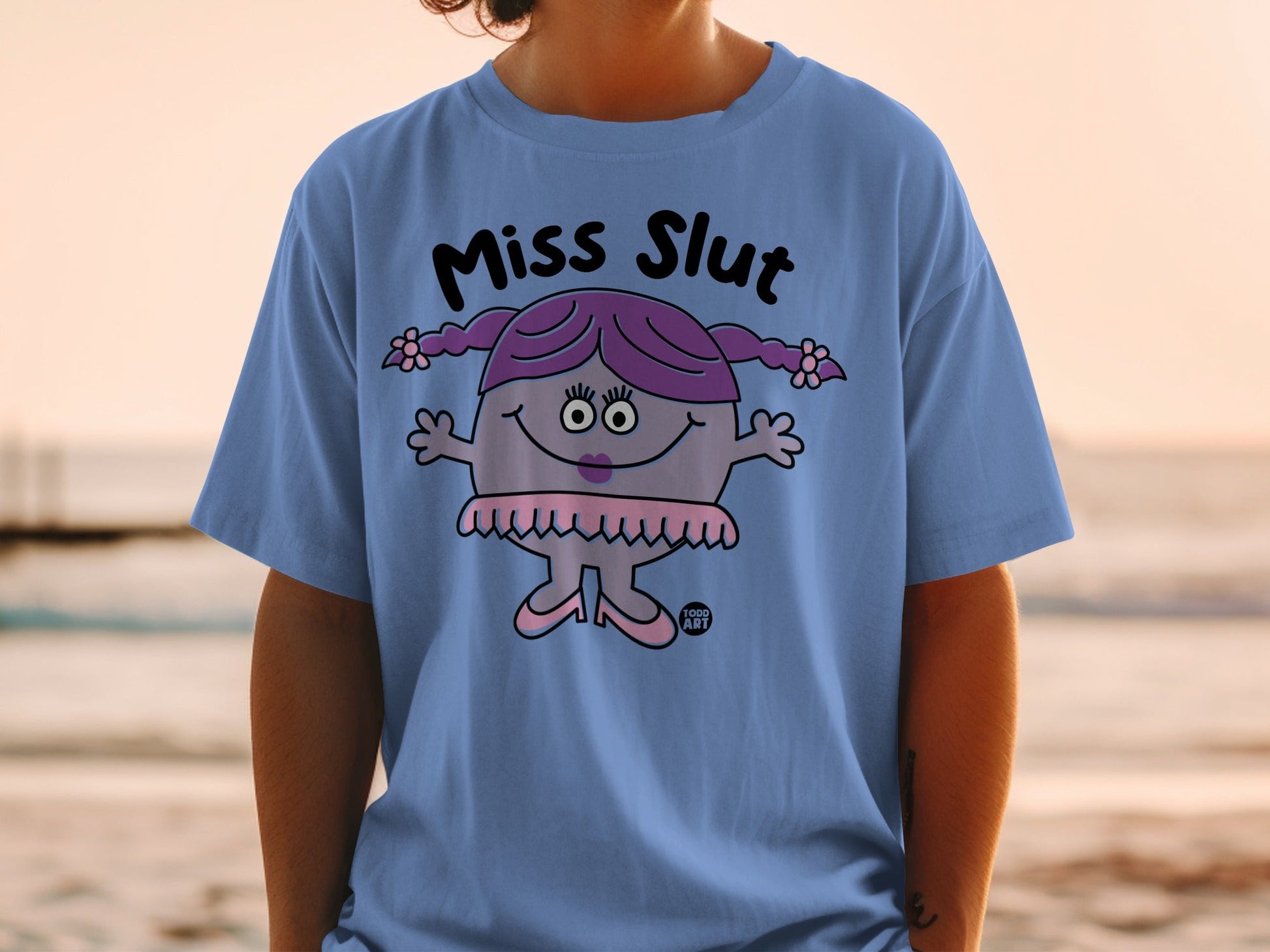 Miss Slut Graphic Tee Fun Printed Casual Top