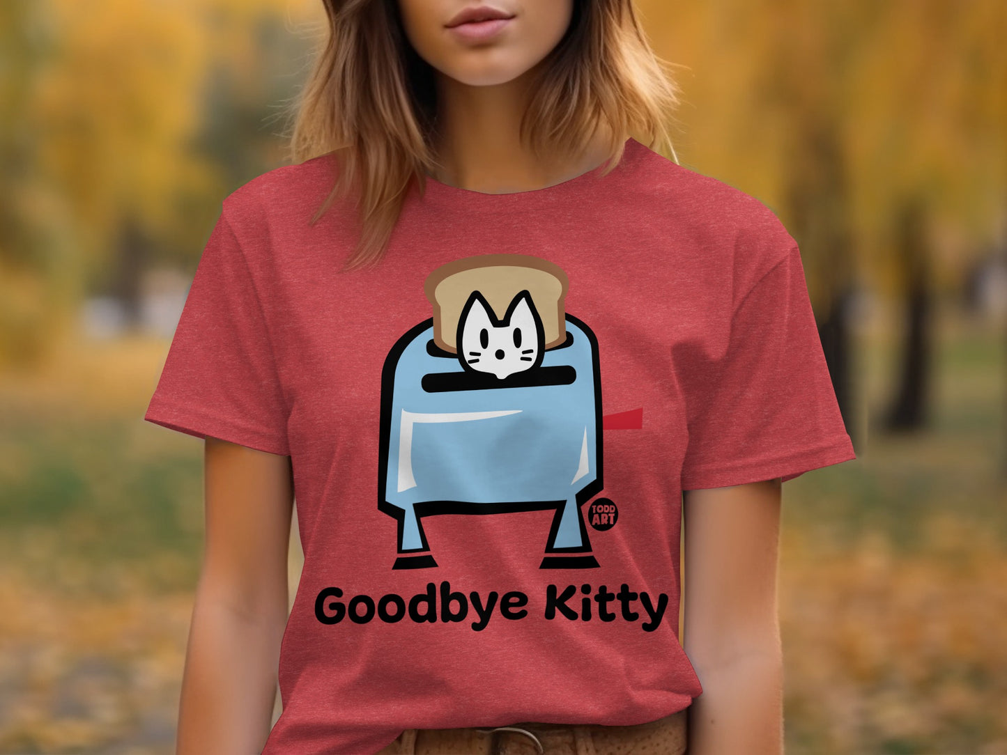 Goodbye Kitty Funny Parody Tee for Cat Lovers