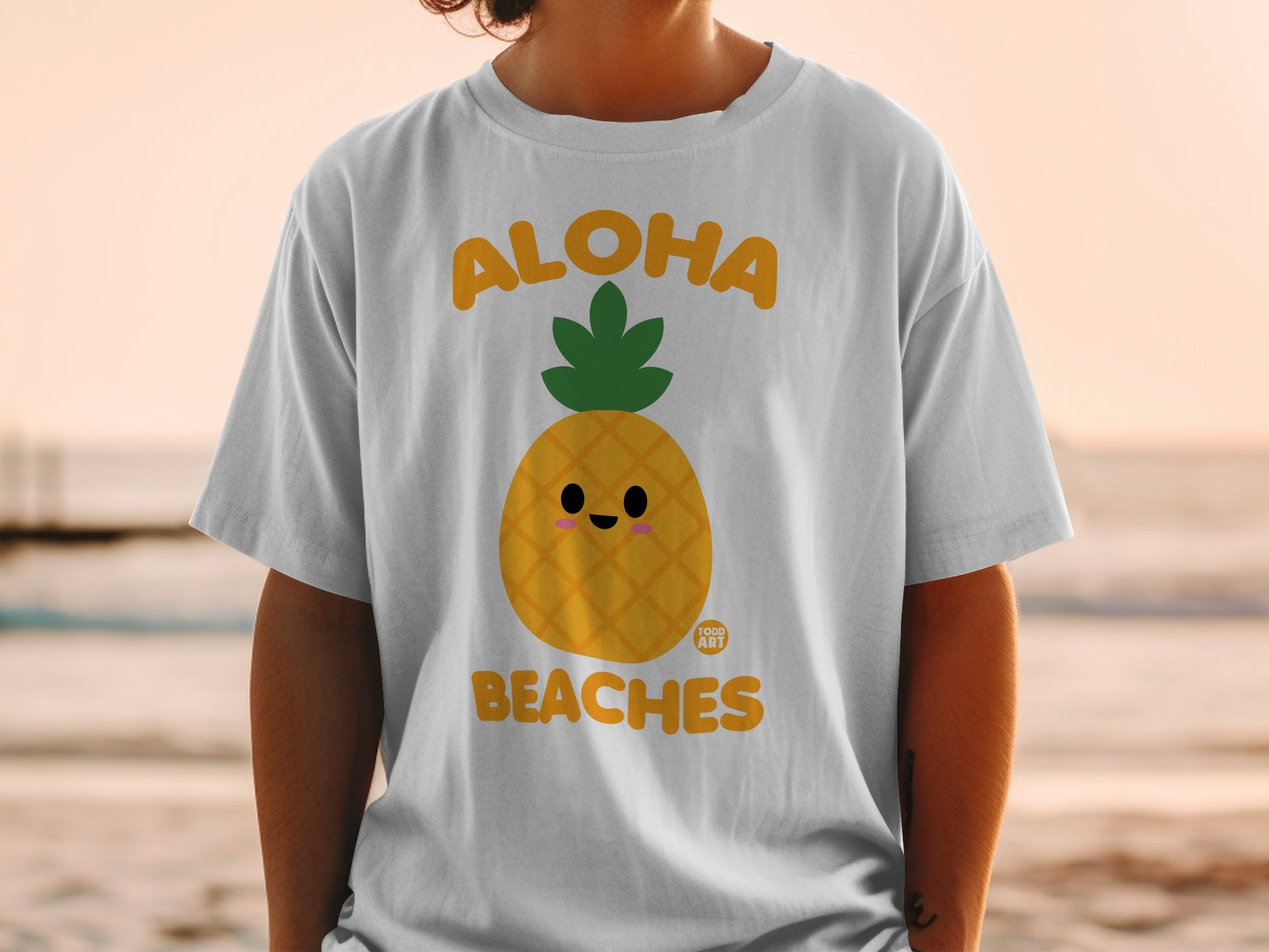 ALOHA Pineapple Beaches Cute Tropical Island product type