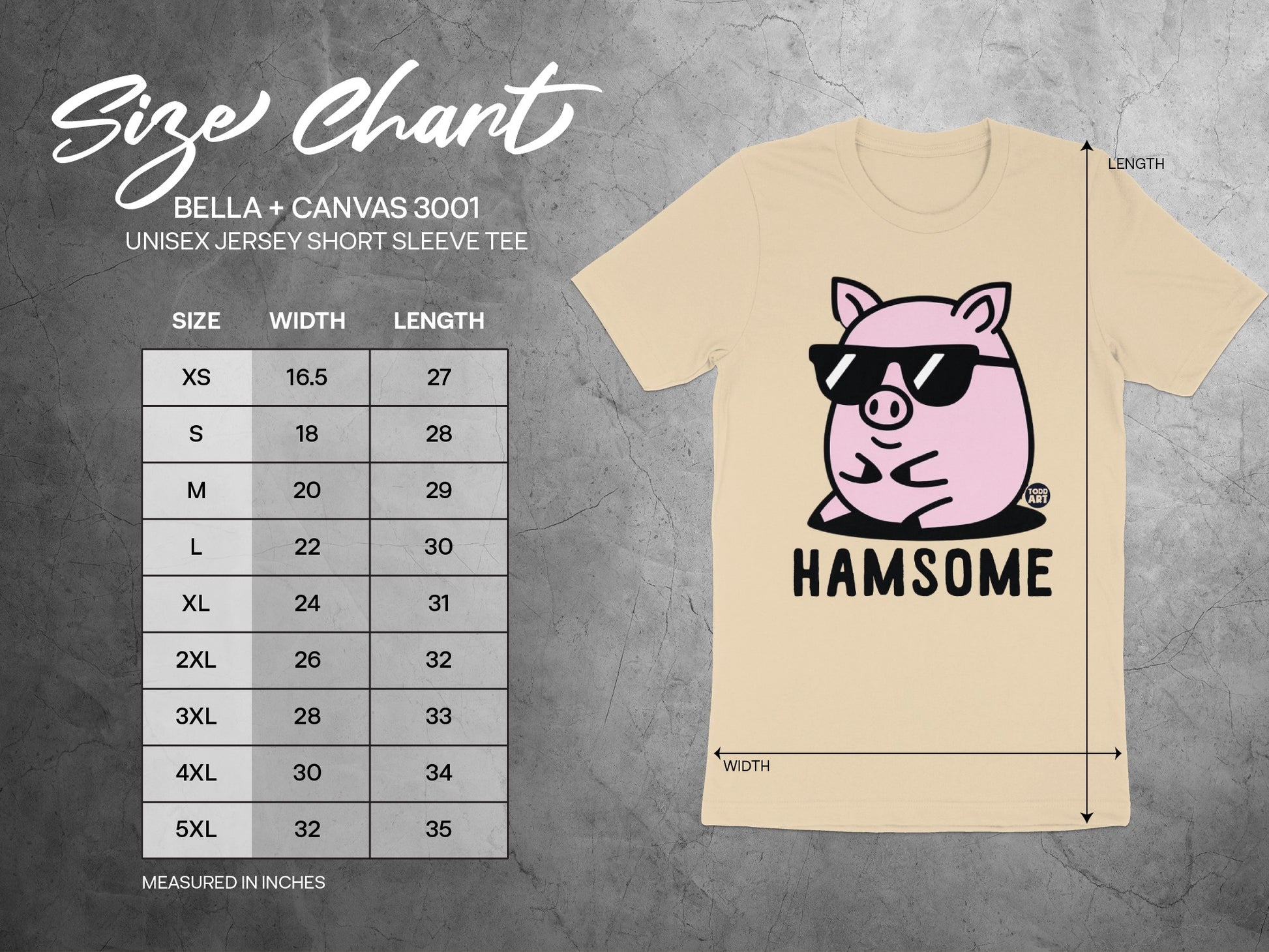Funny Cartoon Pig Graphic Design T-Shirt