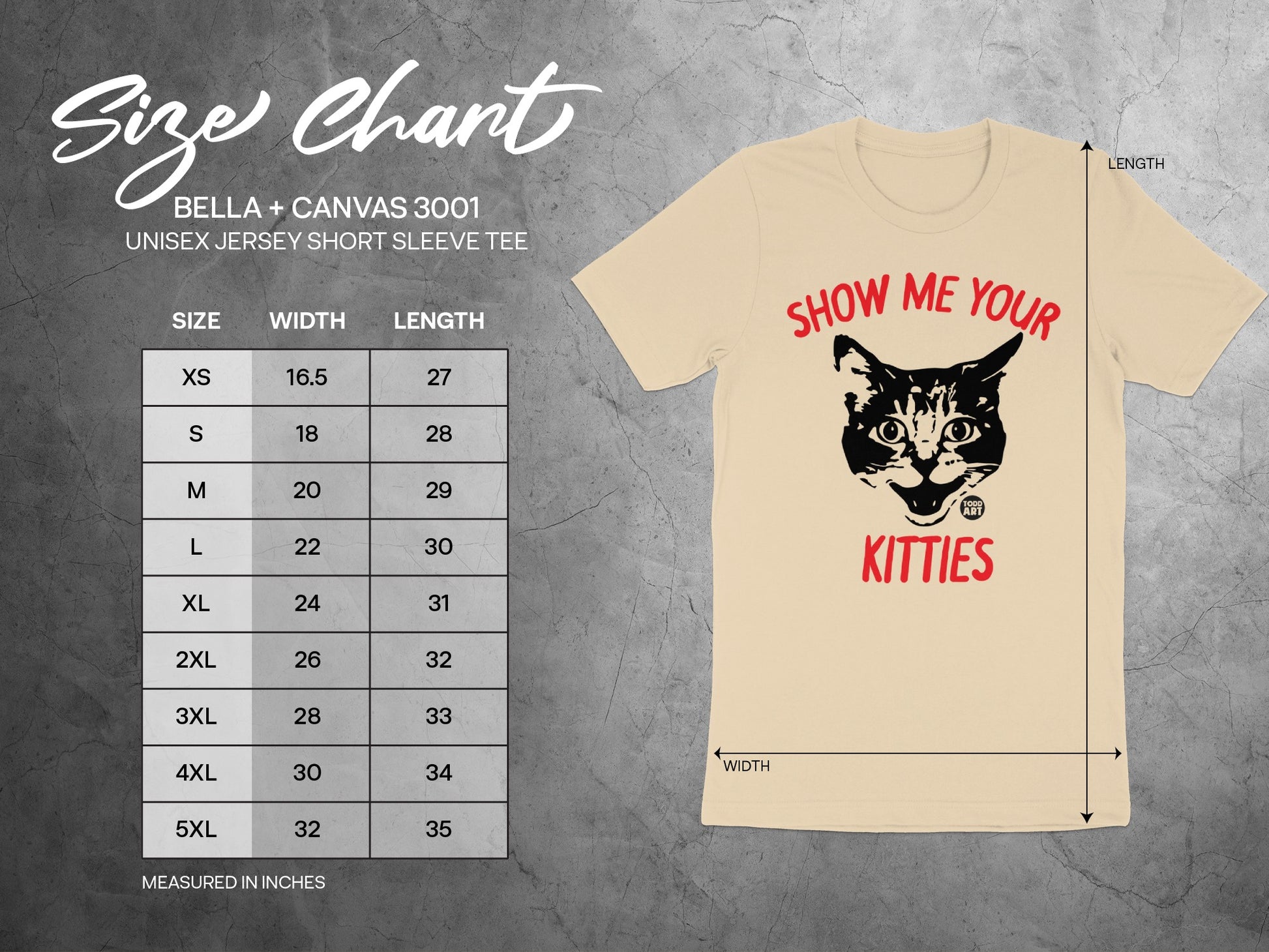 Show Me Your Kitties Unisex Jersey Short Sleeve Tee